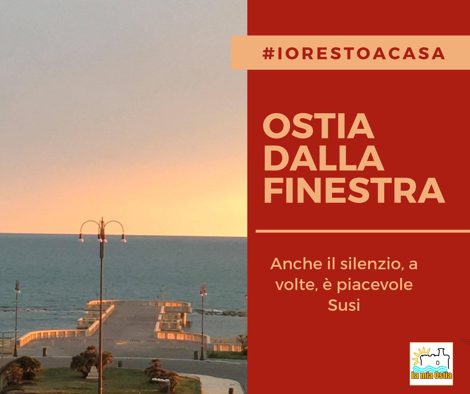 Ostia dalla finestra: mese di aprile